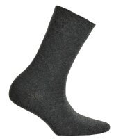 Hudson 3 Paar Damen Socken, Relax Cotton Strumpf, Komfortbund, Einfarbig Grau 35-38 (2,5-4,5 UK)