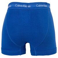 Calvin Klein Mens Boxer Trunks - Boxer Briefs, Cotton Stretch, 6 Pack Blue S (Small)