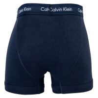Calvin Klein Mens Boxer Trunks - Boxer Briefs, Cotton Stretch, 6 Pack Blue S (Small)