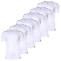 adidas Herren T-Shirt, 6er Pack - Active Flex Cotton, Rundhals, Crew Neck, uni