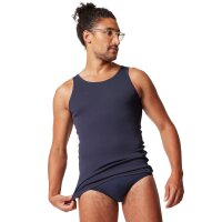 SKINY Herren Unterhemden, 2er Pack - Tank Top DP, ärmellos, Feinripp, Baumwolle Blau S