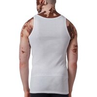 SKINY Herren Unterhemden, 2er Pack - Tank Top DP, ärmellos, Feinripp, Baumwolle Weiß XL
