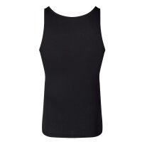 SKINY mens vests, 2-pack - Tank Top DP, sleeveless, fine rib, cotton Black XL (X-Large)