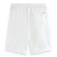 SCOTCH&SODA Herren Leinenshorts - Fave Cotton/Linen Twill Bermuda Short, einfarbig Beige 28W