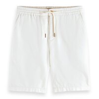 SCOTCH&SODA Mens linen shorts - Fave Cotton/Linen Twill Bermuda shorts, single-coloured Beige 28W