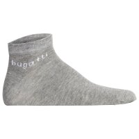 bugatti mens sneaker socks 3-pack - Socks Soft Cotton Uni Basic Grey 39-42