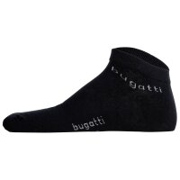 bugatti Herren Sneakersocken 3er Pack - Socks Soft Cotton Uni Basic Dunkelblau 39-42