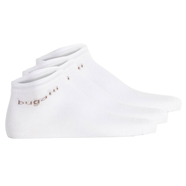 bugatti mens sneaker socks 3-pack - Socks Soft Cotton Uni Basic White 39-42