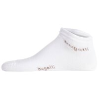 bugatti mens sneaker socks 3-pack - Socks Soft Cotton Uni Basic White 43-46