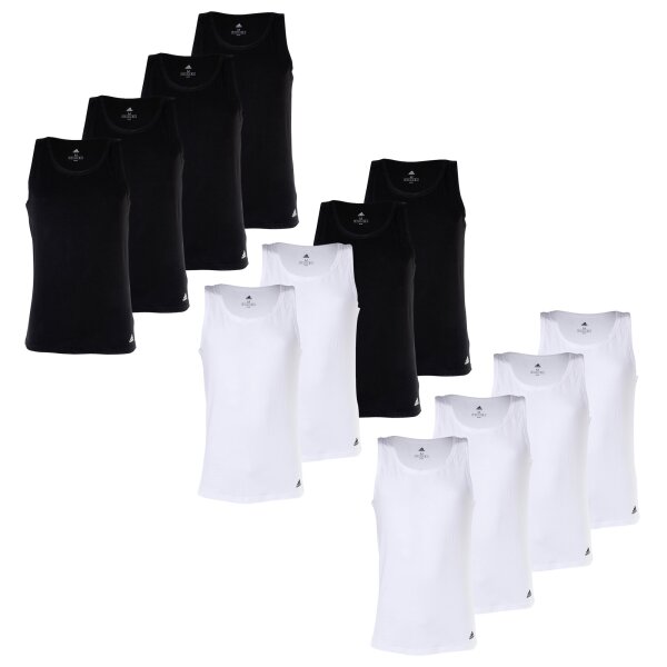adidas mens tank top, 4-pack - Active Flex Cotton, vest, sleeveless, solid colour