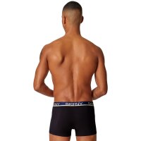SKINY Herren Pants 3er Pack - Unterwäsche, Unterhose, Baumwolle, Logobund, einfarbig Schwarz XXL