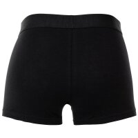 HOM mens boxer shorts, pack of 2 - Boxer Briefs HO1 2P Gabriele #2, cotton blend Black S (Small)