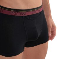 HOM Mens boxer shorts, 3-pack - Boxer Briefs HO1 3P Tiago #2, cotton blend Black S (Small)