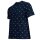 LACOSTE mens T-shirt - loungewear, round neck, cotton blend, pattern Blue/White L (Large)