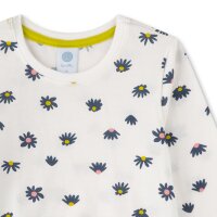 Sanetta girls pyjamas, 2-piece set - long, pyjamas, organic cotton, motif Rosa/White 104