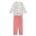 Sanetta girls pyjamas, 2-piece set - long, pyjamas, organic cotton, motif Rosa/White 140