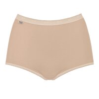 Sloggi Damen Slip Maxi, 3er Pack - Basic+, einfarbig Puder 40
