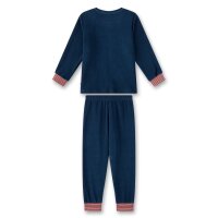 Sanetta girls pyjamas, 2-piece set - long, pyjamas, terry, motif Blue 104