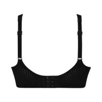 Anita Active Damen Sport-BH - Air Control, Cup-Größe C, Bustier, extra leicht, atmungsaktiv Schwarz 75C