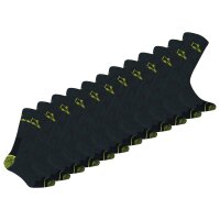 Diadora Unisex Arbeitssocken, 12er Pack - Sportsocken, Baumwolle, Logo, einfarbig Anthrazit 43-46