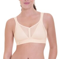 Anita Active Damen Sport-BH - Air Control, Cup-Größe F, Bustier, extra leicht, atmungsaktiv Nude 90F