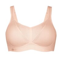 Anita Active Womens Sports Bra - Air Control, Cup Size F, Bustier, Extra light, breathable Nude 40F