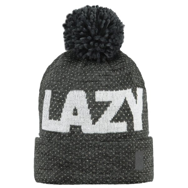 Barts Damen Mütze Woman Lazy Beanie One Size Happy,Lazy - Black, Dark Heather / Farbe: Dark Heather