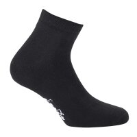 Diadora Unisex Socken, 12er Pack - Sportsocken, Baumwolle, Mehrfachpackung, Logo, einfarbig Schwarz 35-38