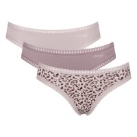 Sloggi ladies panties, 3-pack - GO Crush Short C3P, pants, stretch cotton Light Pink XS (X-Small)
