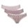 Sloggi Damen Slips, 3er Pack - GO Crush Mini C3P, Unterhose, Stretch-Baumwolle Rosa XS