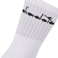 Diadora Unisex Tennis Socks - 12 Pack, Logo White 43-46