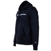 Champion Mens Hoodie - Hooded Sweatshirt, pullover, logo, hood, solid colour Dark blue M (Medium)