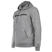 Champion Mens Hoodie - Hooded Sweatshirt, pullover, logo, hood, solid colour Grey M (Medium)