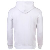 Champion Mens Hoodie - Hooded Sweatshirt, pullover, logo, hood, solid colour White 2XL (XX-Large)