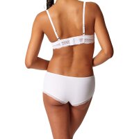 SKINY womens briefs, 2-pack - Cheeky Panty DP, Classic Cotton, lace, cotton stretch White S (Small)