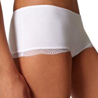 SKINY womens briefs, 2-pack - Cheeky Panty DP, Classic Cotton, lace, cotton stretch White M (Medium)
