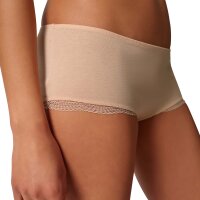 SKINY womens briefs, 2-pack - Cheeky Panty DP, Classic Cotton, lace, cotton stretch Beige 2XL (XX-Large)