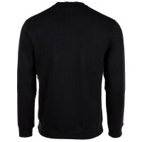 Champion Mens Sweatshirt - Crewneck Sweatshirt, Long Sleeve, Logo, Solid Colour Black M (Medium)