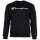 Champion Mens Sweatshirt - Crewneck Sweatshirt, Long Sleeve, Logo, Solid Colour Black M (Medium)