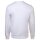 Champion Herren Sweatshirt -  Crewneck Sweatshirt, Langarm, Logo, einfarbig Weiß L