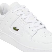 LACOSTE Damen Sneaker - COURT CAGE, Turnschuhe, Logo, Echtleder Weiß EUR 38