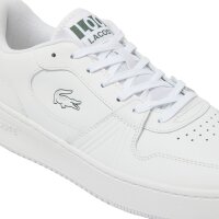 LACOSTE Herren Sneaker - L001 SET, Turnschuhe, Retro, Logo, Echtleder Weiß/Grün EUR 43