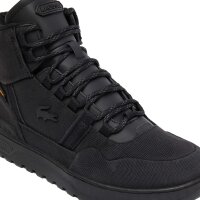 LACOSTE mens winter sneakers - T-CLIP WINTER MID sneaker boots, material mix Black EUR 44 (UK 9,5)