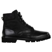 JOOP! mens boots - Tela Stampa Hektor Boot hc7, leather, single-coloured Black EUR 41 (UK 7,5)