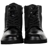 JOOP! mens boots - Tela Stampa Hektor Boot hc7, leather, single-coloured Black EUR 43 (UK 9)