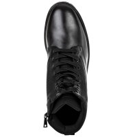 JOOP! mens boots - Tela Stampa Hektor Boot hc7, leather, single-coloured Black EUR 43 (UK 9)