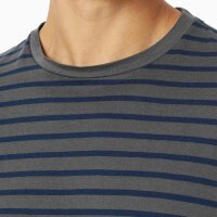 SCHIESSER Herren Schlafanzug, kurz - Casual Essentials, Rundhals, Baumwolle Anthrazit S