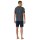 SCHIESSER mens pajamas, short - Casual Essentials, round neck, cotton Anthracite S (Small)