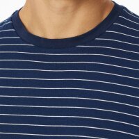 SCHIESSER Herren Schlafanzug, kurz - Casual Essentials, Rundhals, Baumwolle Dunkelblau 4XL