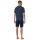 SCHIESSER Herren Schlafanzug, kurz - Casual Essentials, Rundhals, Baumwolle Dunkelblau 4XL